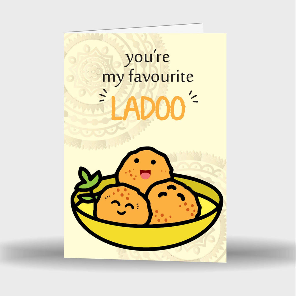 You're The Chutney To My Samosa Jalebi Ladoo Funny Asian Humour Greeting Card