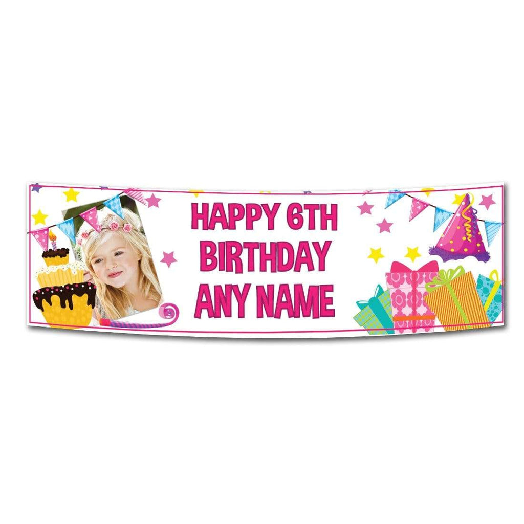 Personalised Birthday Anniversary Wedding Party Banner Decoration D2