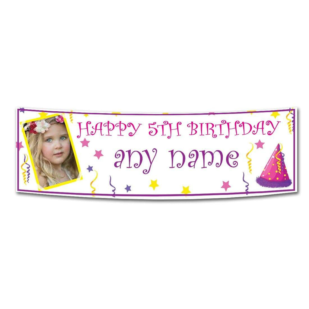 Personalised Birthday Anniversary Wedding Party Banner Decoration D2