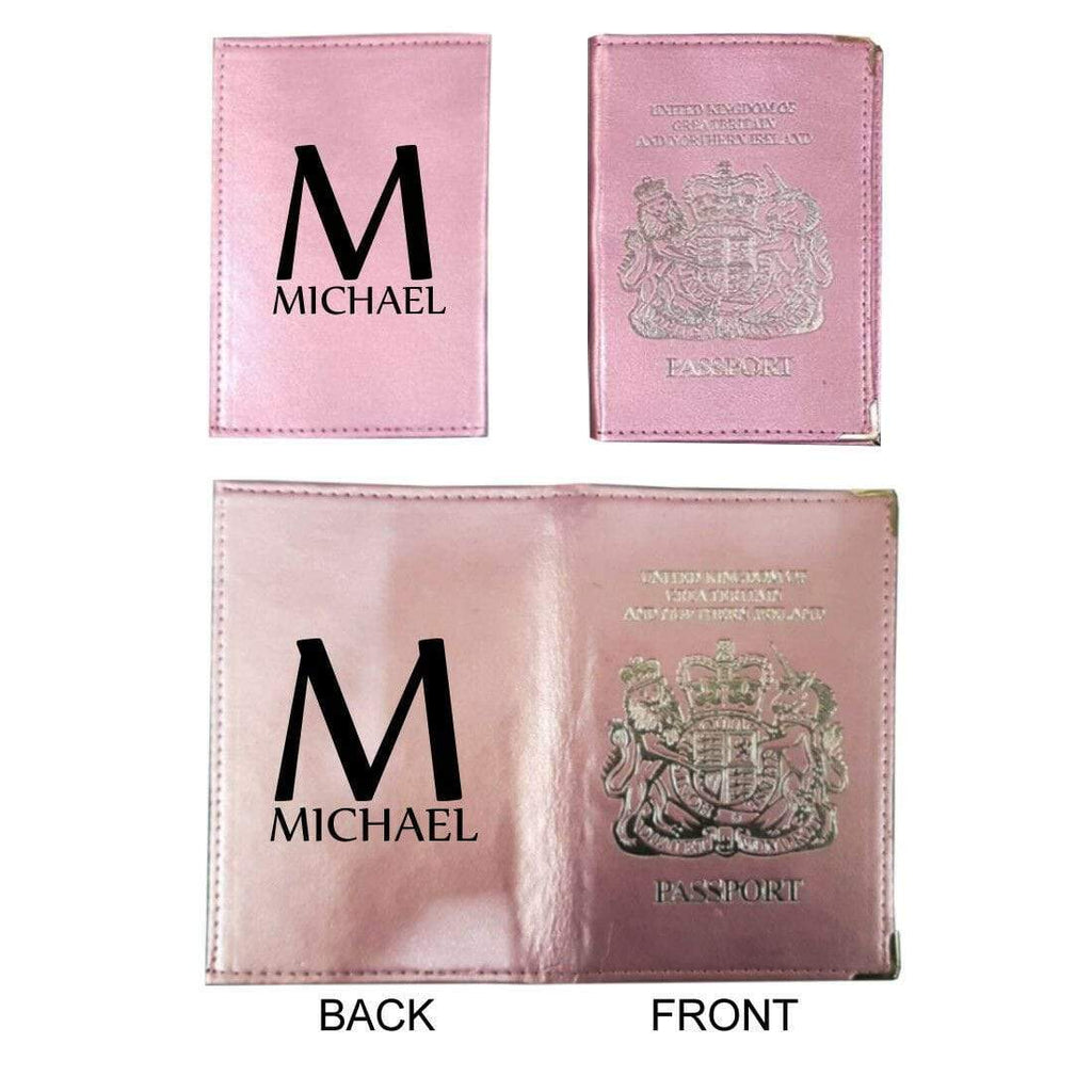 Personalise Name Passport Protecting Cover Case Travelling Adventure Holiday D4