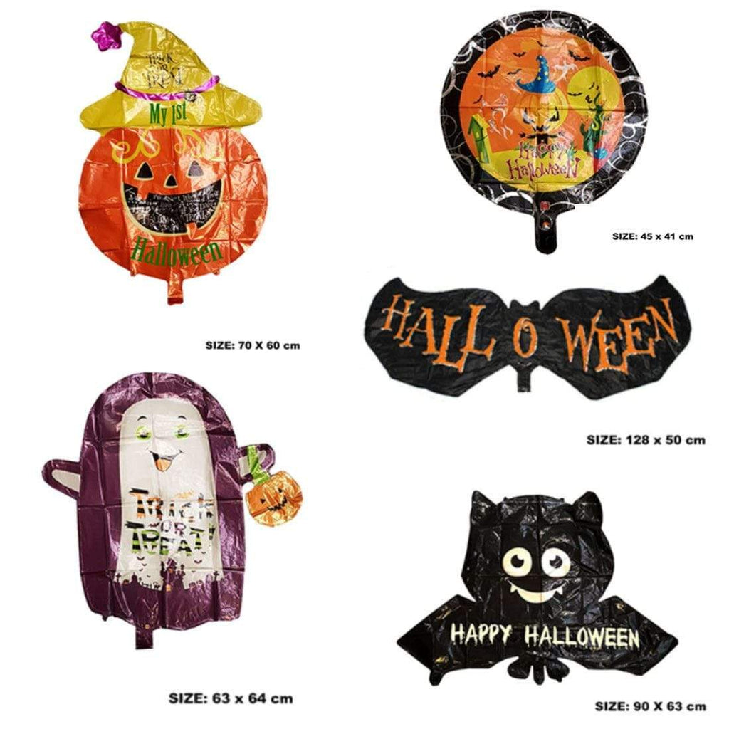 Personalise Spooky Halloween Theme Shape Foil Balloons Party Decoration Gift