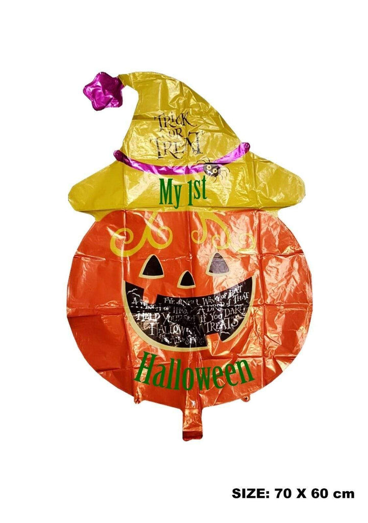 Personalise Spooky Halloween Theme Shape Foil Balloons Party Decoration Gift