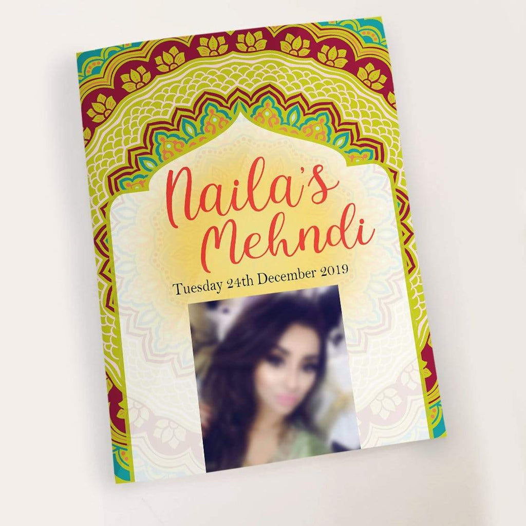 Personalised Urdu Wedding Mehndi Dholki Mayya Song Books Hen Party Tradition 2