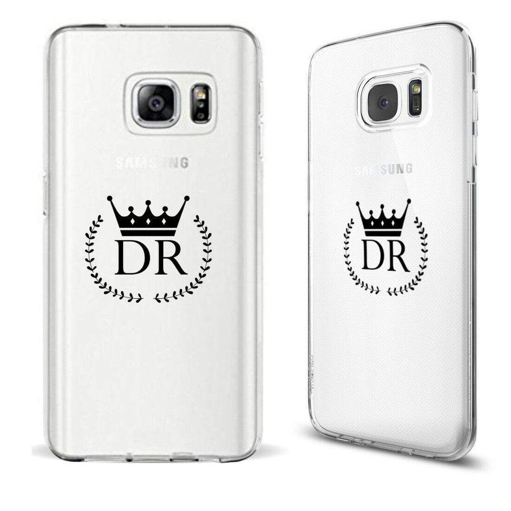 Personalise Crown Cyrstal Gel Soft Back Cover Case For ALL Samsung Models 4