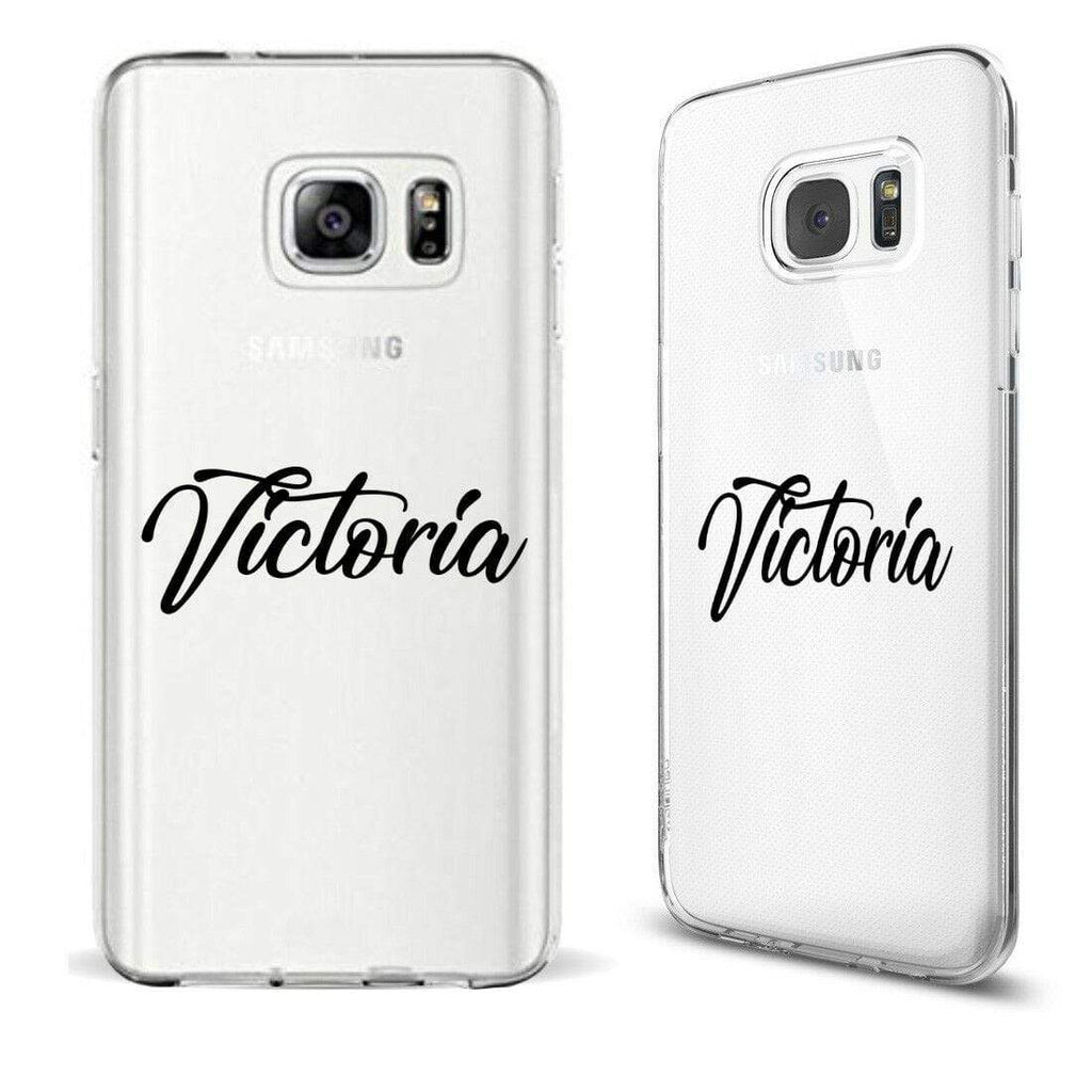 Personalise Heart Diamond Gel Soft Back Cover Case For ALL Samsung Models 12