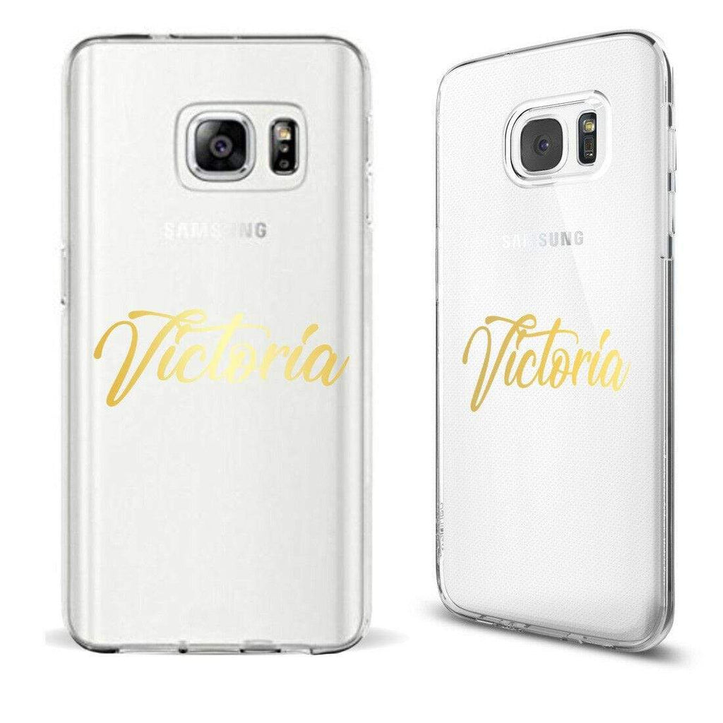 Personalise Heart Diamond Gel Soft Back Cover Case For ALL Samsung Models 12