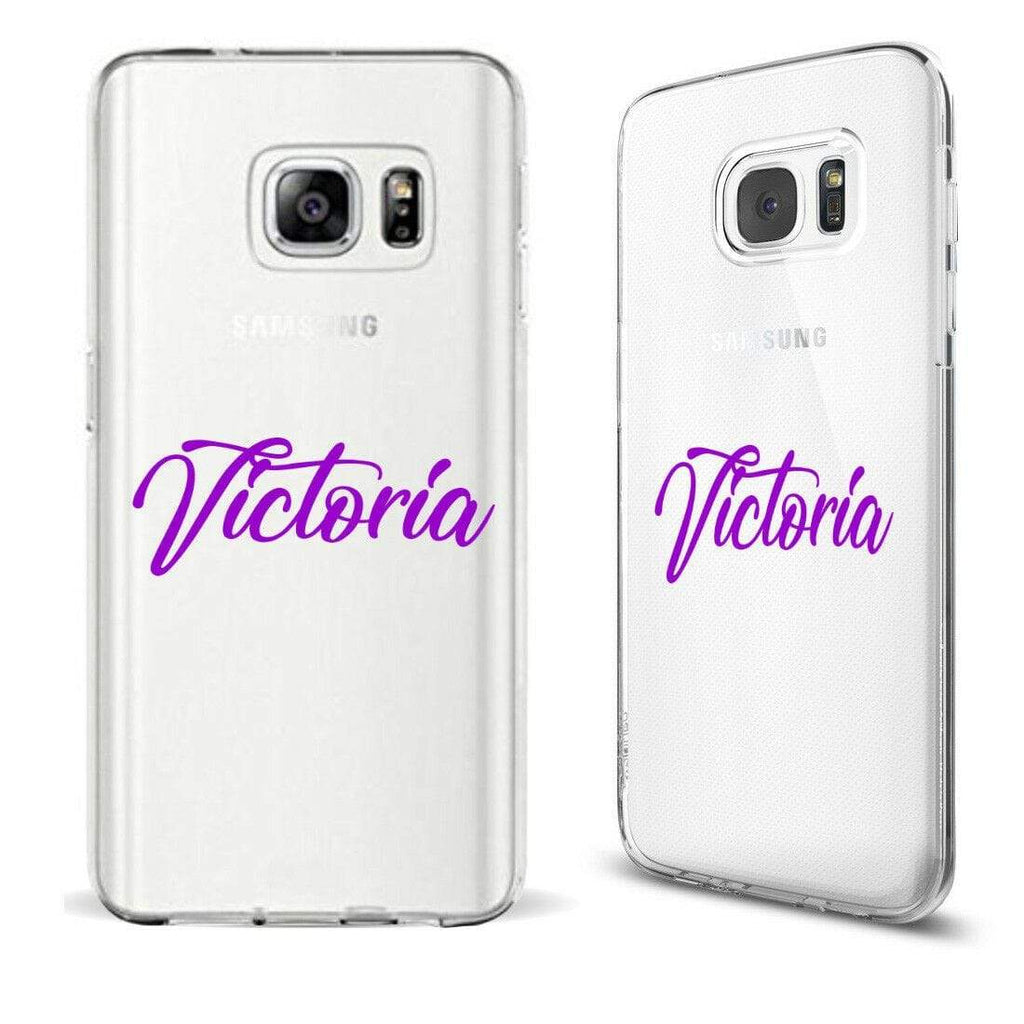 Personalise Heart Diamond Gel Soft Back Cover Case For ALL Samsung Models 12