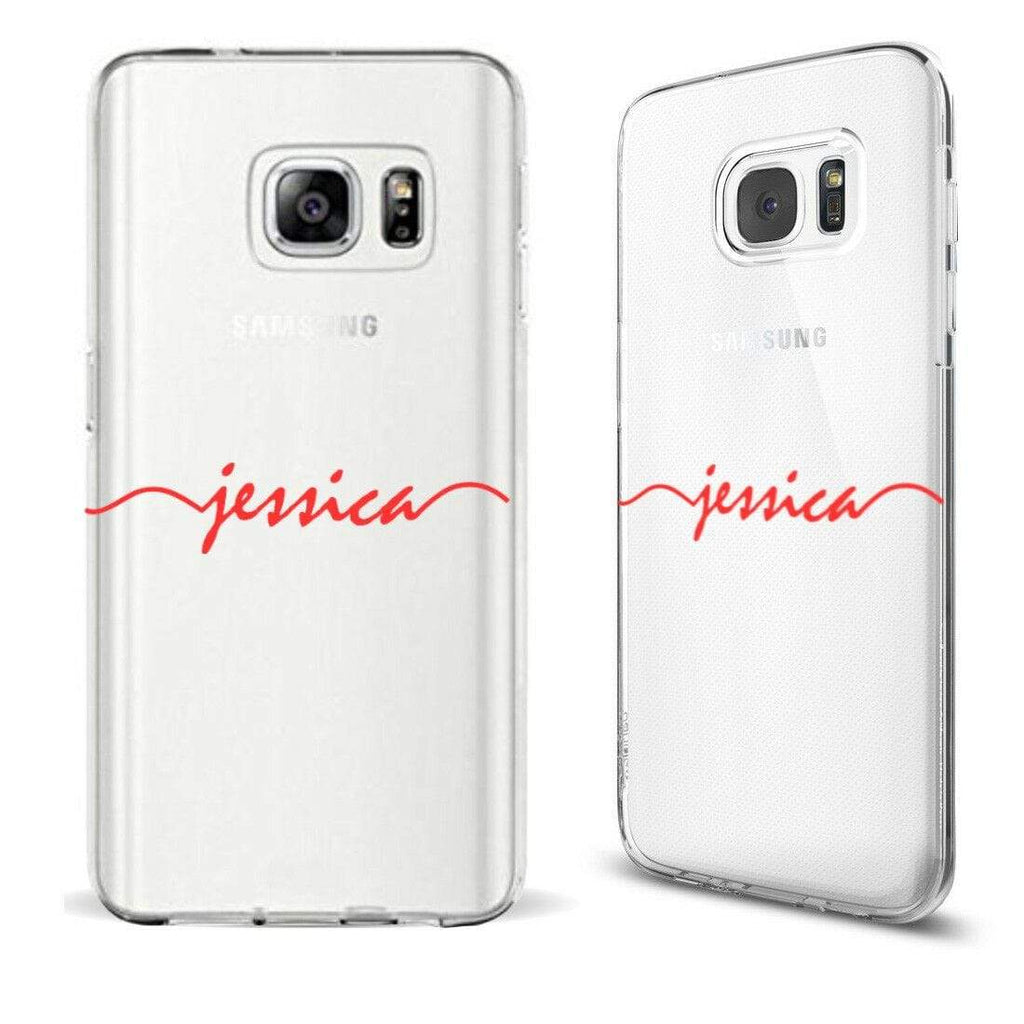 Personalise Crown Heart Diamond Gel Soft Back Cover Case For ALL Samsung Models8