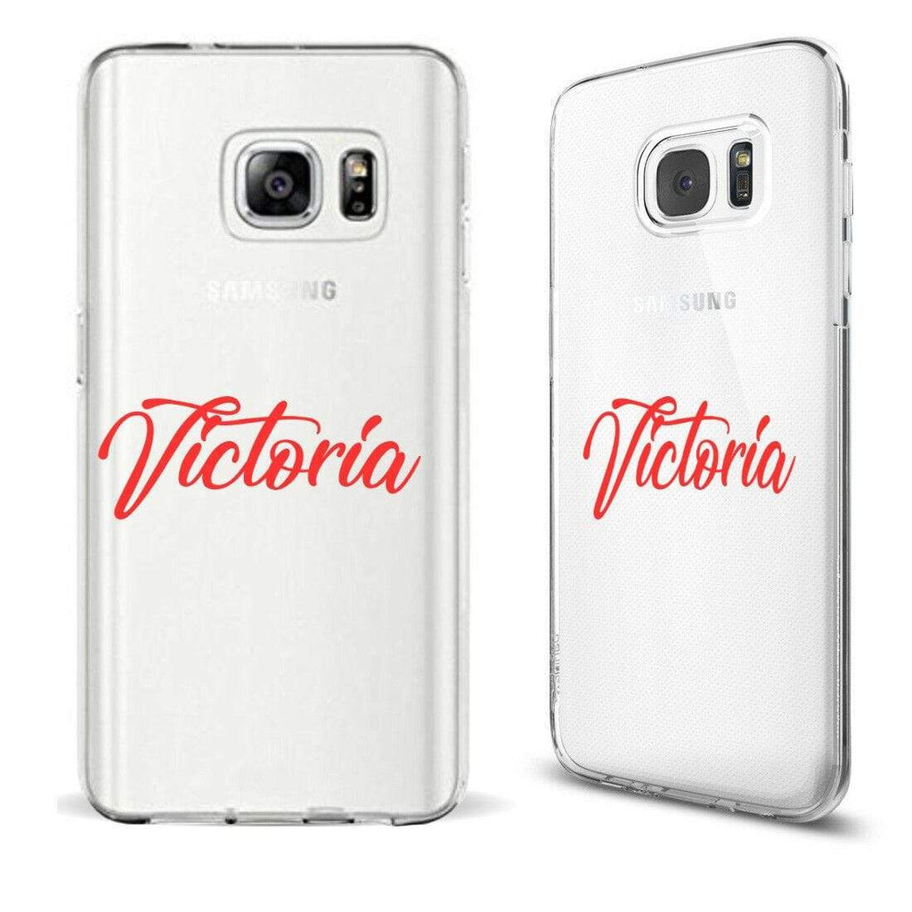 Personalise Heart Diamond Gel Soft Back Cover Case For ALL Samsung Models 12