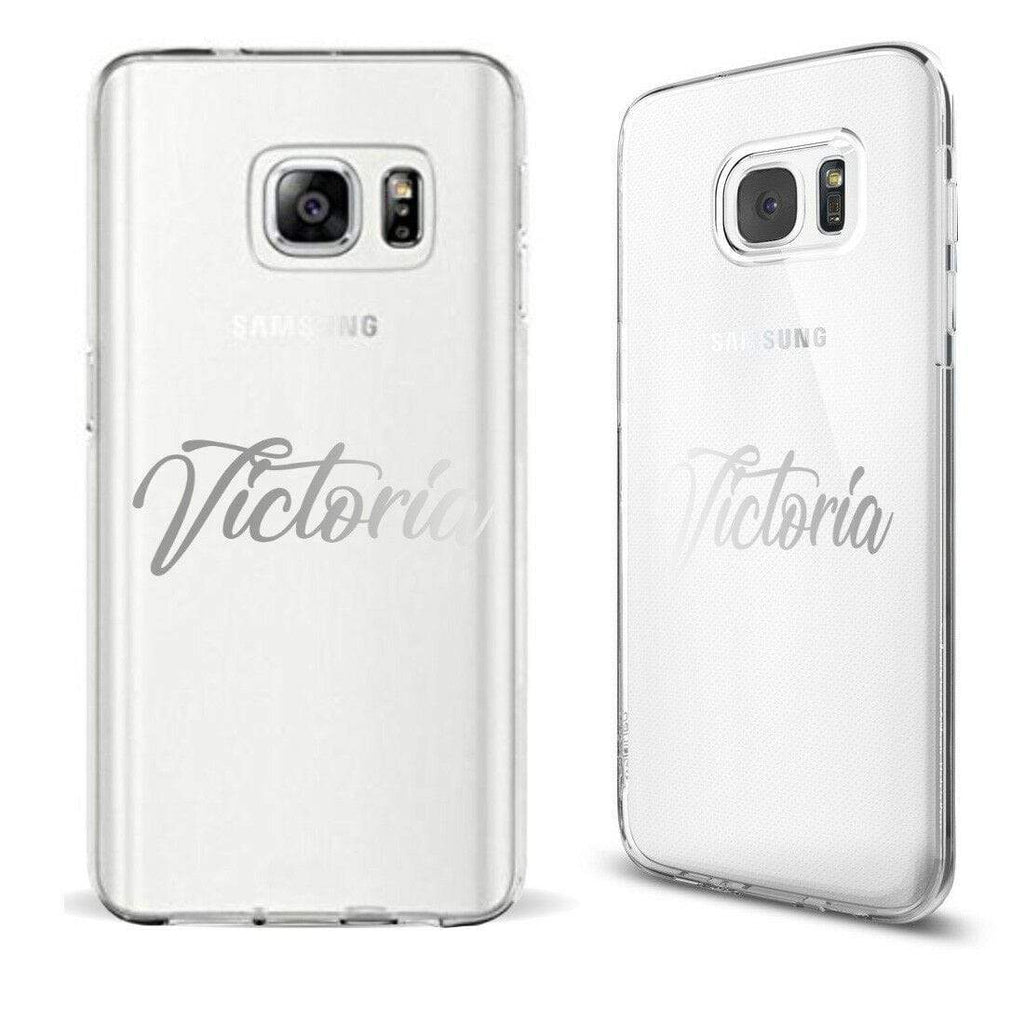 Personalise Heart Diamond Gel Soft Back Cover Case For ALL Samsung Models 12