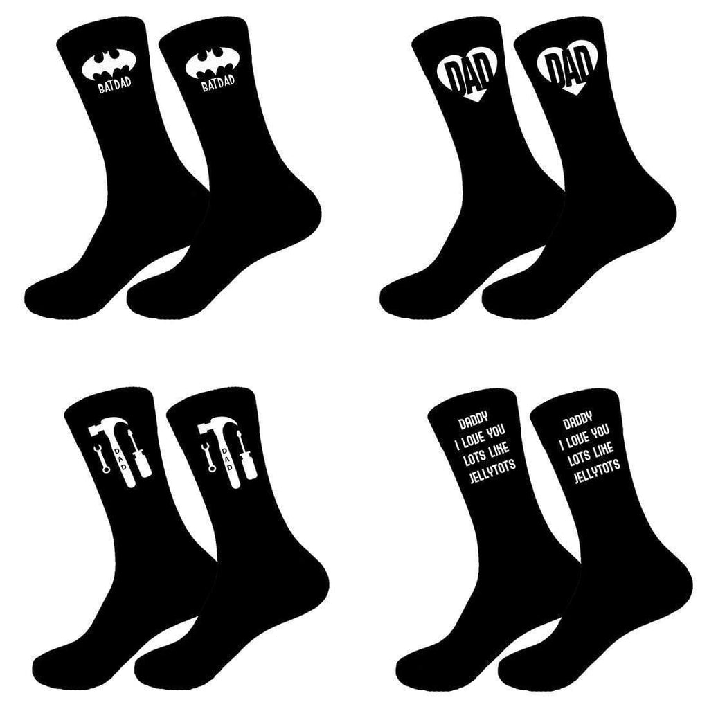 Mens Fathers Day Grandad Dad Socks Sizes 6-11, 10-13 Big Foot New