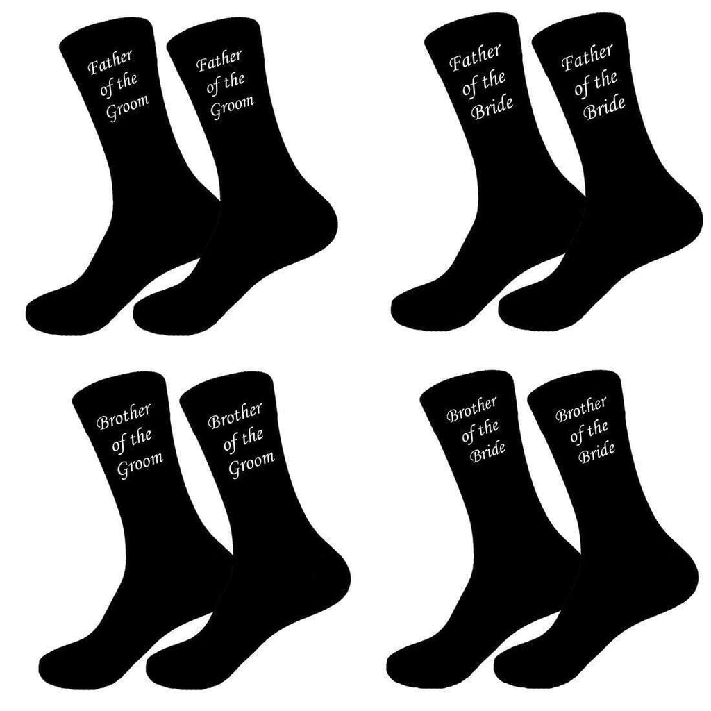 Mens Personalised Wedding Father Brother Groom Socks  6-11, 10-13 Big Foot