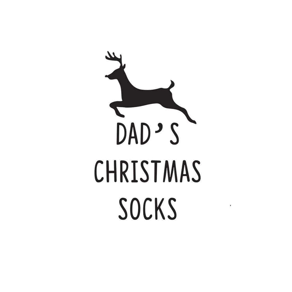 Personalised Mens Grandad Xmas Merry Christmas  Socks Gift Box Sizes 6-11