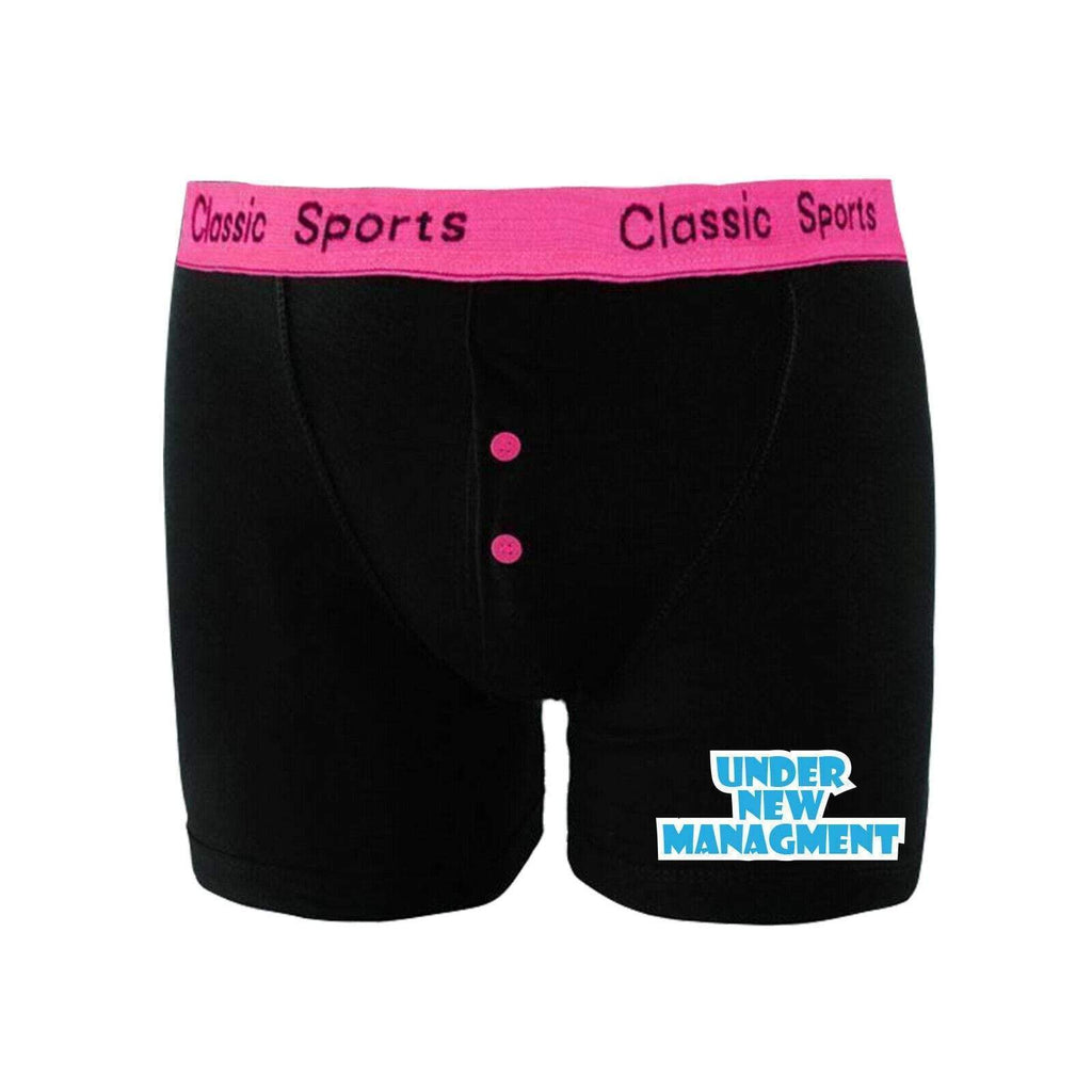 Personalised Men's Wedding Anniversary Gift Neon Boxer Shorts Socks Sets D11