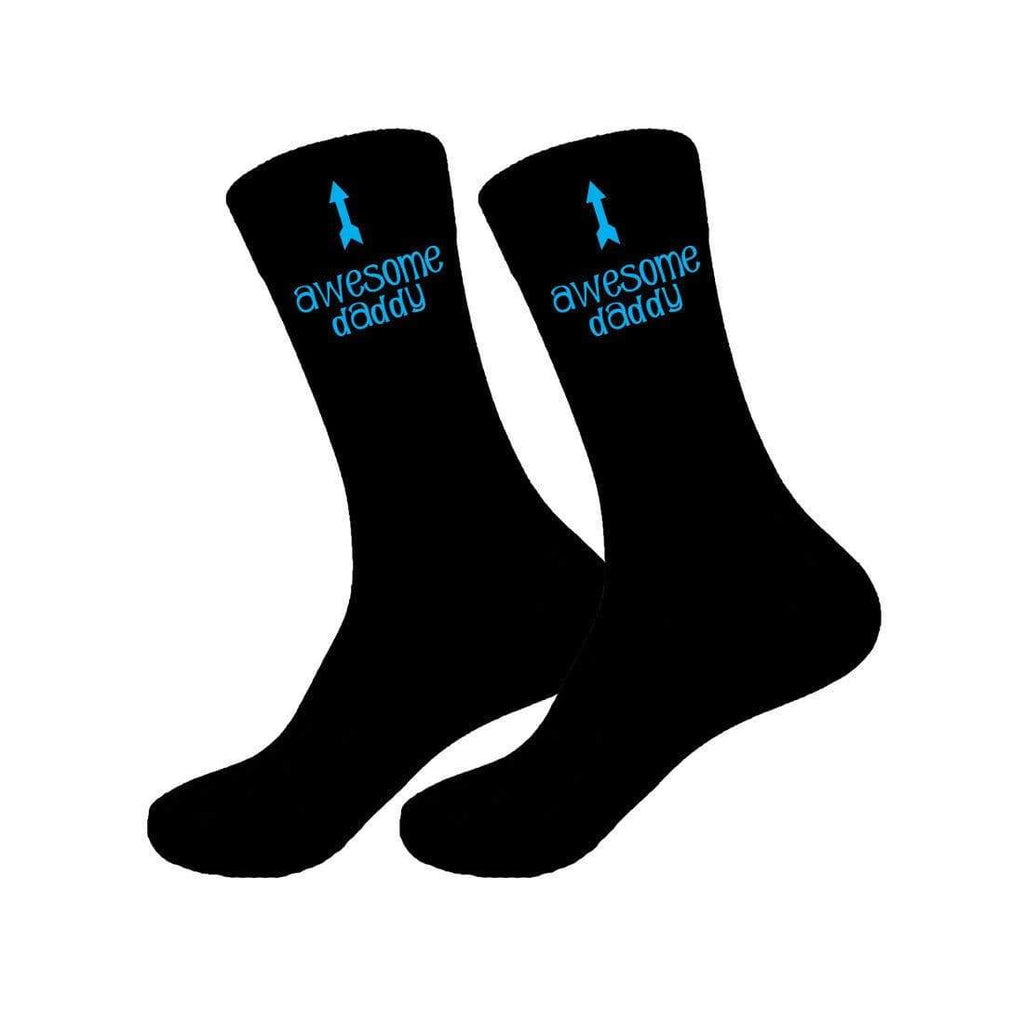 Mens Personalised Fathers Day Grandad Dad Socks Sizes 6-11, 10-13 Big Foot