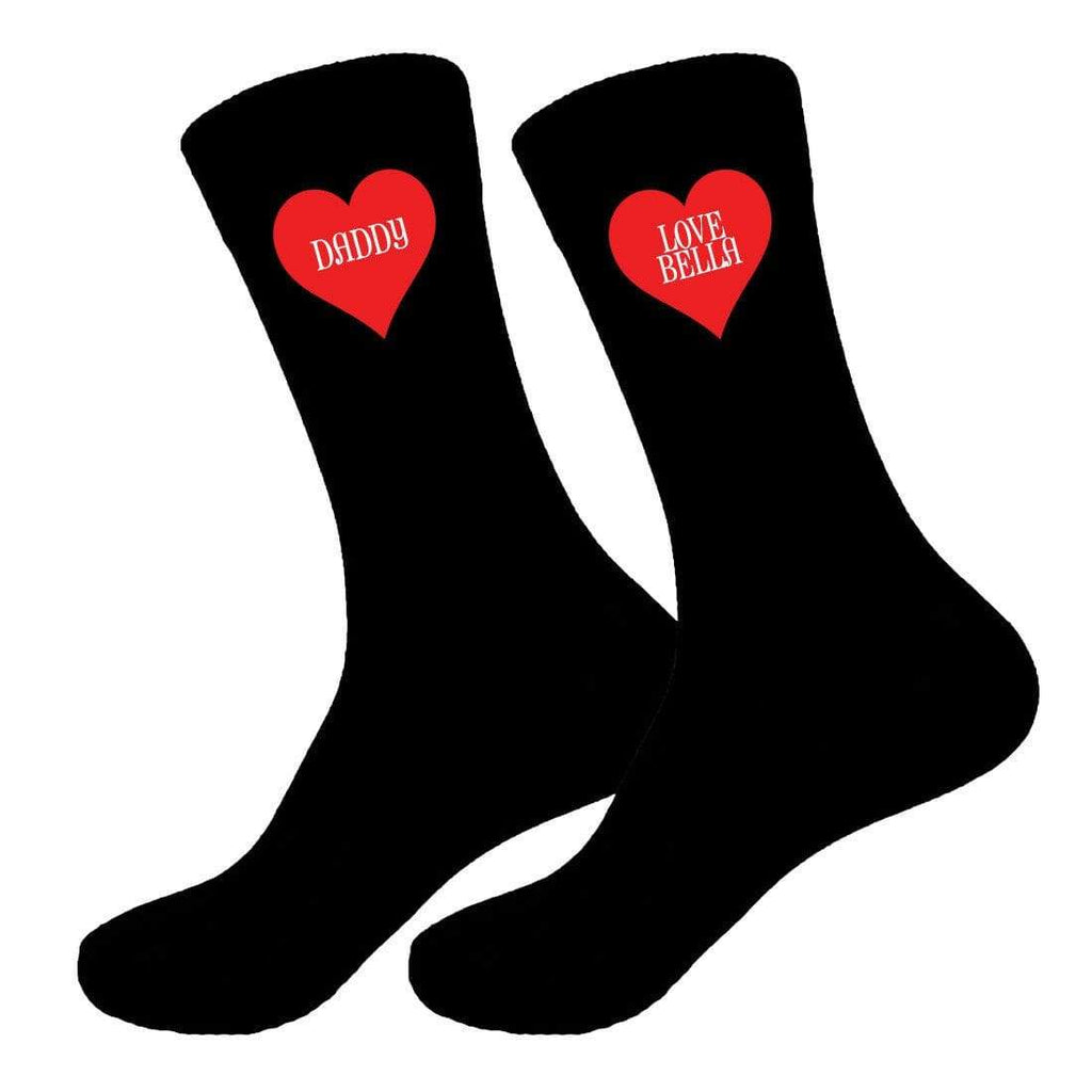 Mens Fathers Day Valentines Grandad Dad Socks Sizes 6-11, 10-13 Big Foot D1