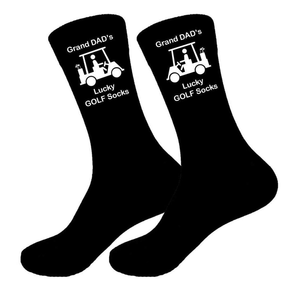 Mens Personalised Grandad GrandPaa Dad Golf Socks Sizes 6-11, 10-13 Big Foot