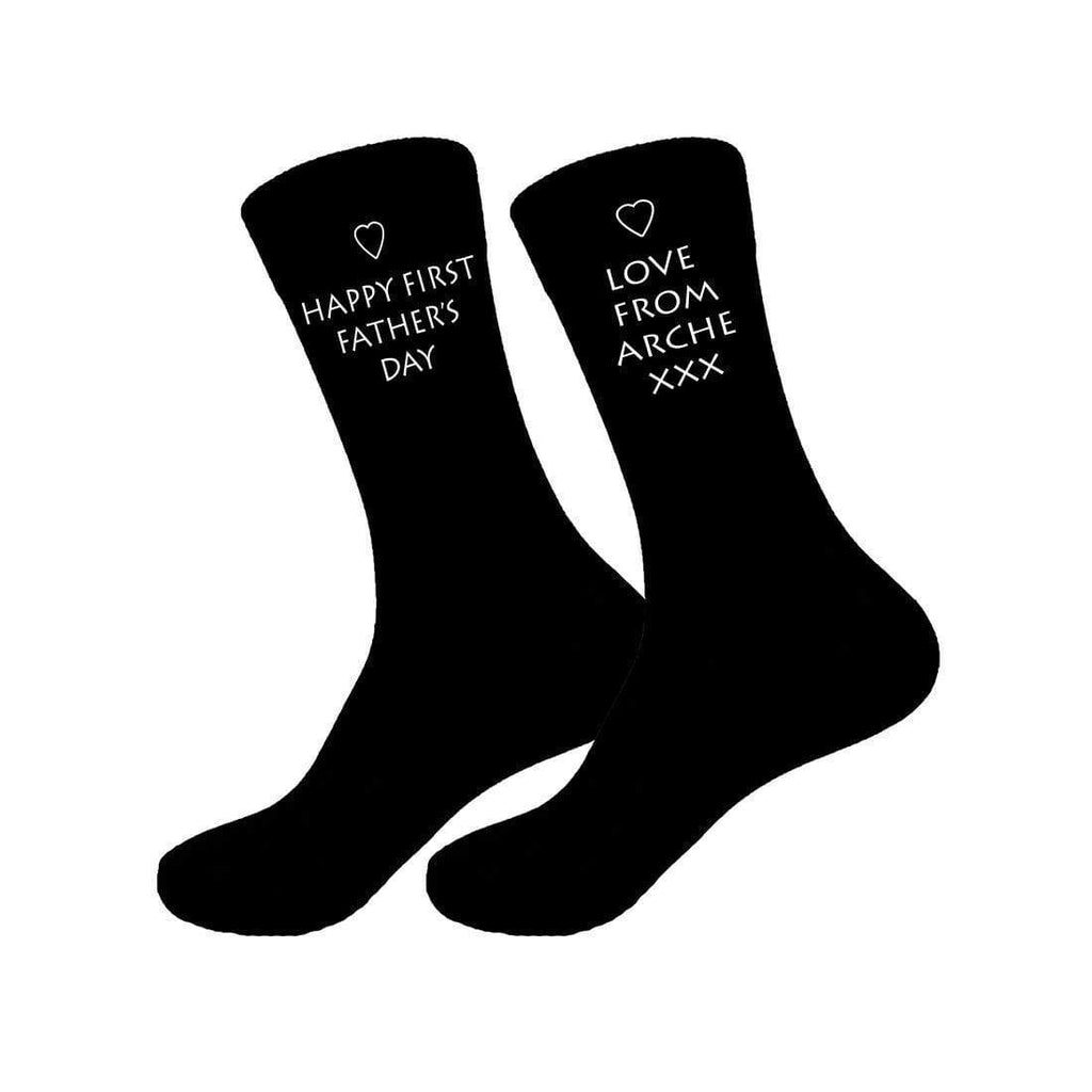 Mens Personalised Fathers Day Grandad Dad Socks Sizes 6-11, 10-13 Big Foot