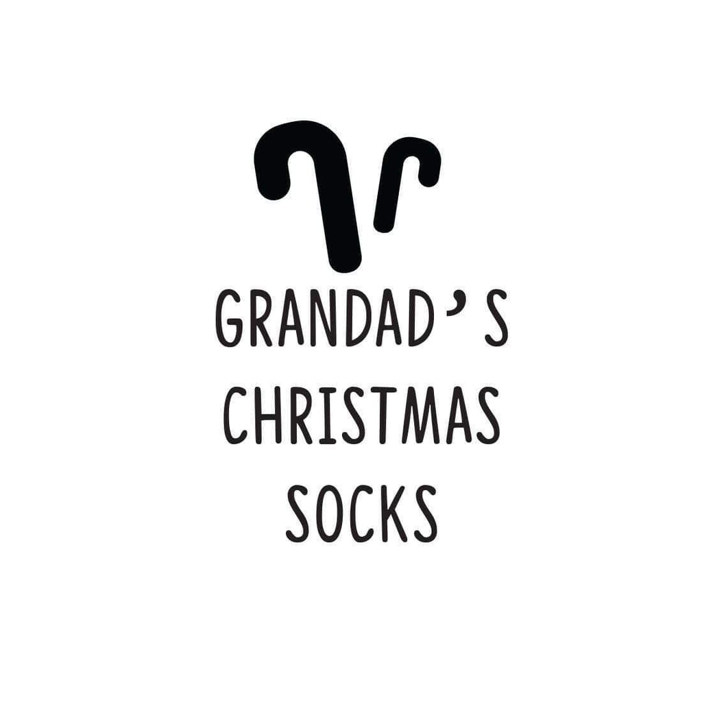 Personalised Mens Grandad Dad Daddy Xmas Christmas Socks Gift  Sizes 6-11 Stripe