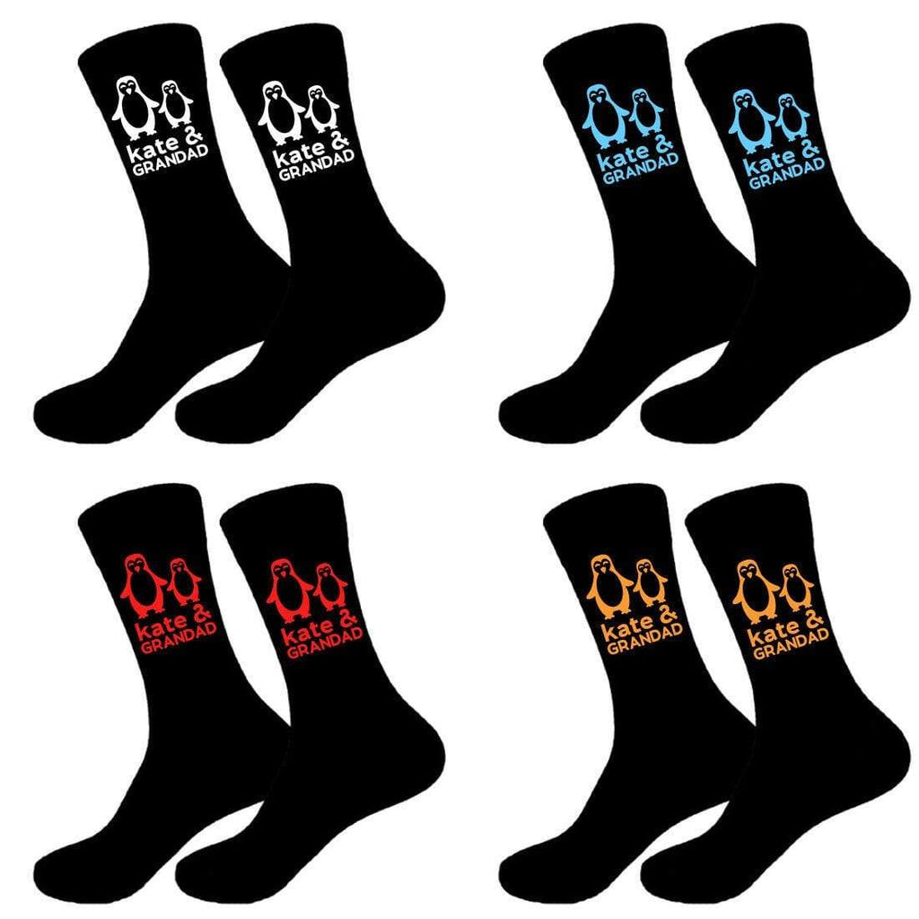 Personalised Amazing Awesome Grandad Grandpa Socks Sizes 6-11,10-13 Big Foot