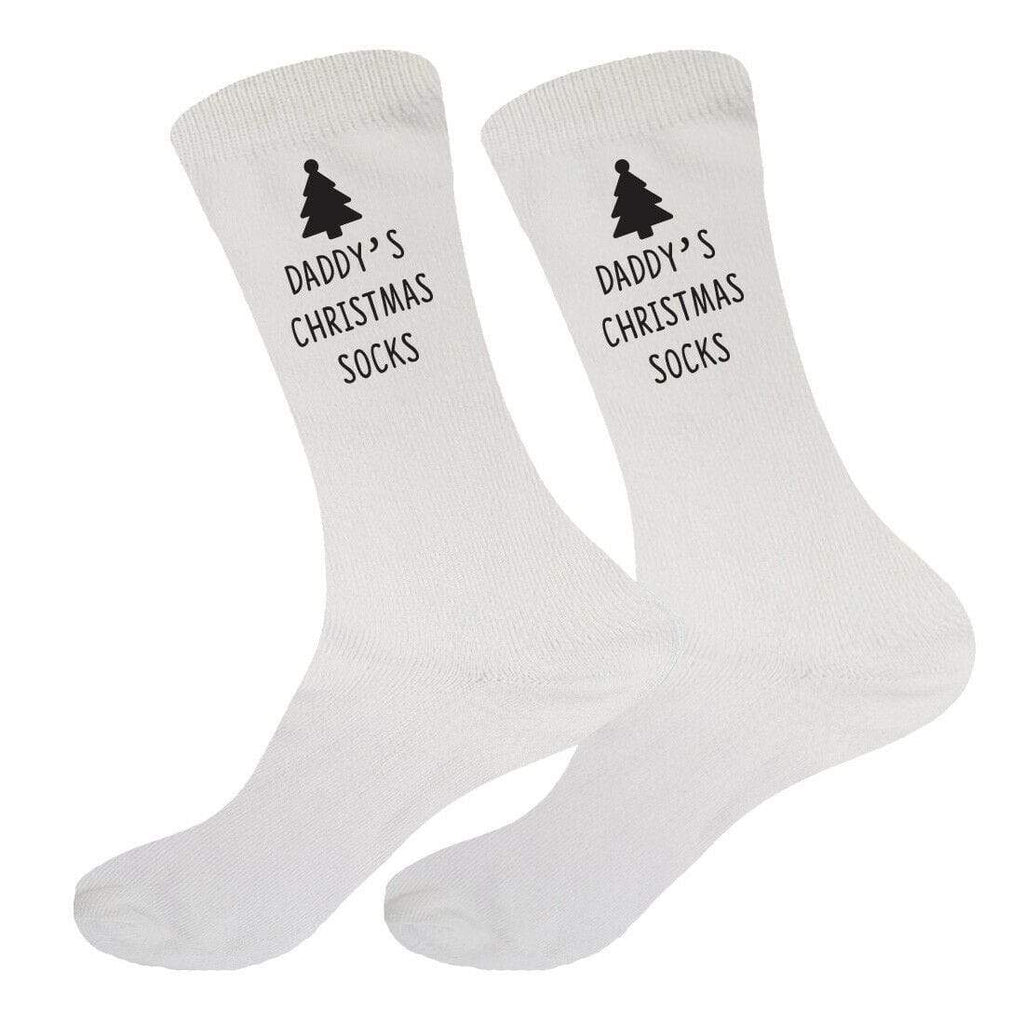 Mens Novelty Daddy's Christmas Socks Gift Present Sizes 6-11,10-13 Big Foot
