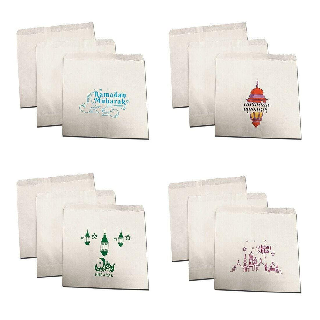 Ramadan Mubarak Islamic Small Sweet Gift Paper Bags Presents Pack Of 10 20 D3