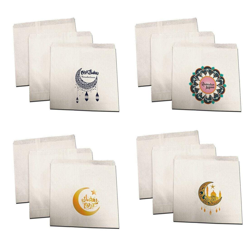 Ramadan Kareem Islamic Small Sweet Gift Paper Bags Presents Pack Of 10 20 D1