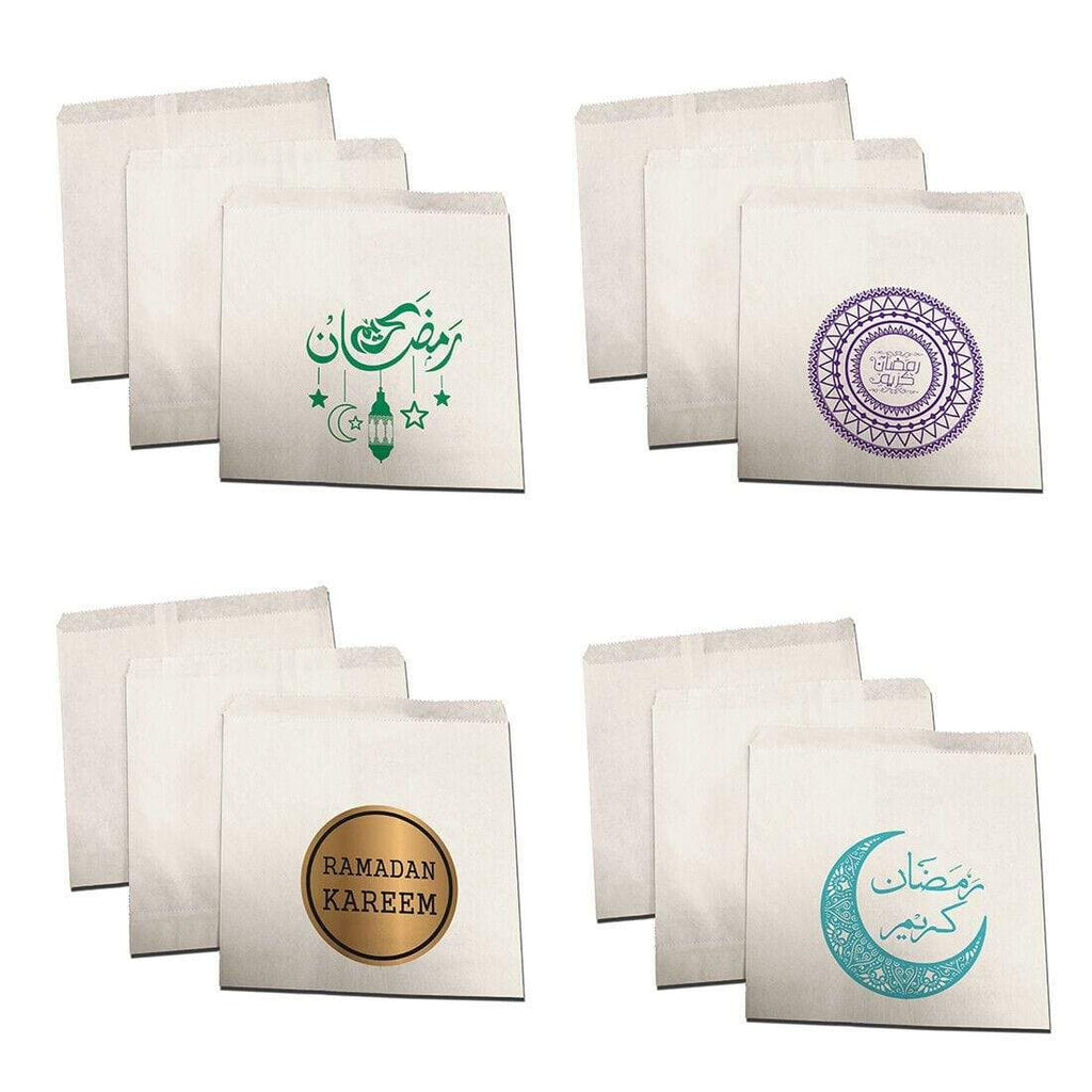 Ramadan Kareem Islamic Small Sweet Gift Paper Bags Presents Pack Of 10 20 D3