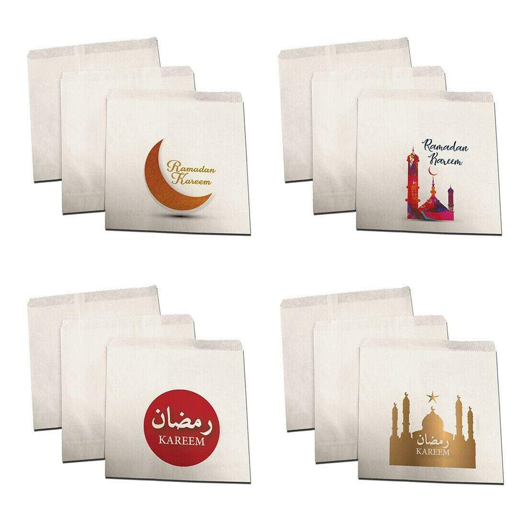 Ramadan Kareem Islamic Small Sweet Gift Paper Bags Presents Pack Of 10 20 D4