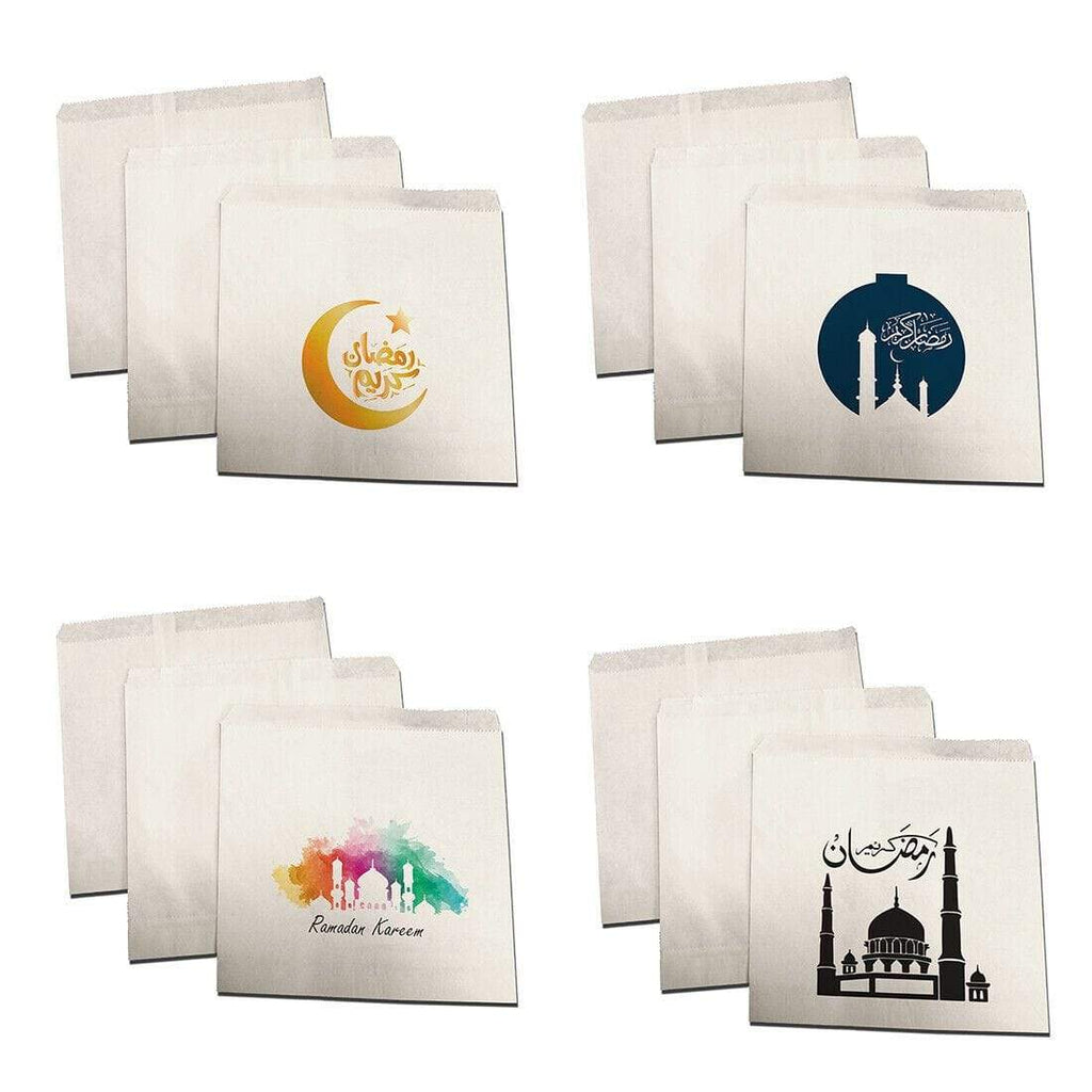 Ramadan Kareem Islamic Small Sweet Gift Paper Bags Presents Pack Of 10 20 D5