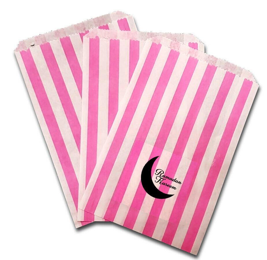 Ramadan Kareem Muslims Islamic Sweet Gift Paper Bags Presents Pack Of 10 20 D4