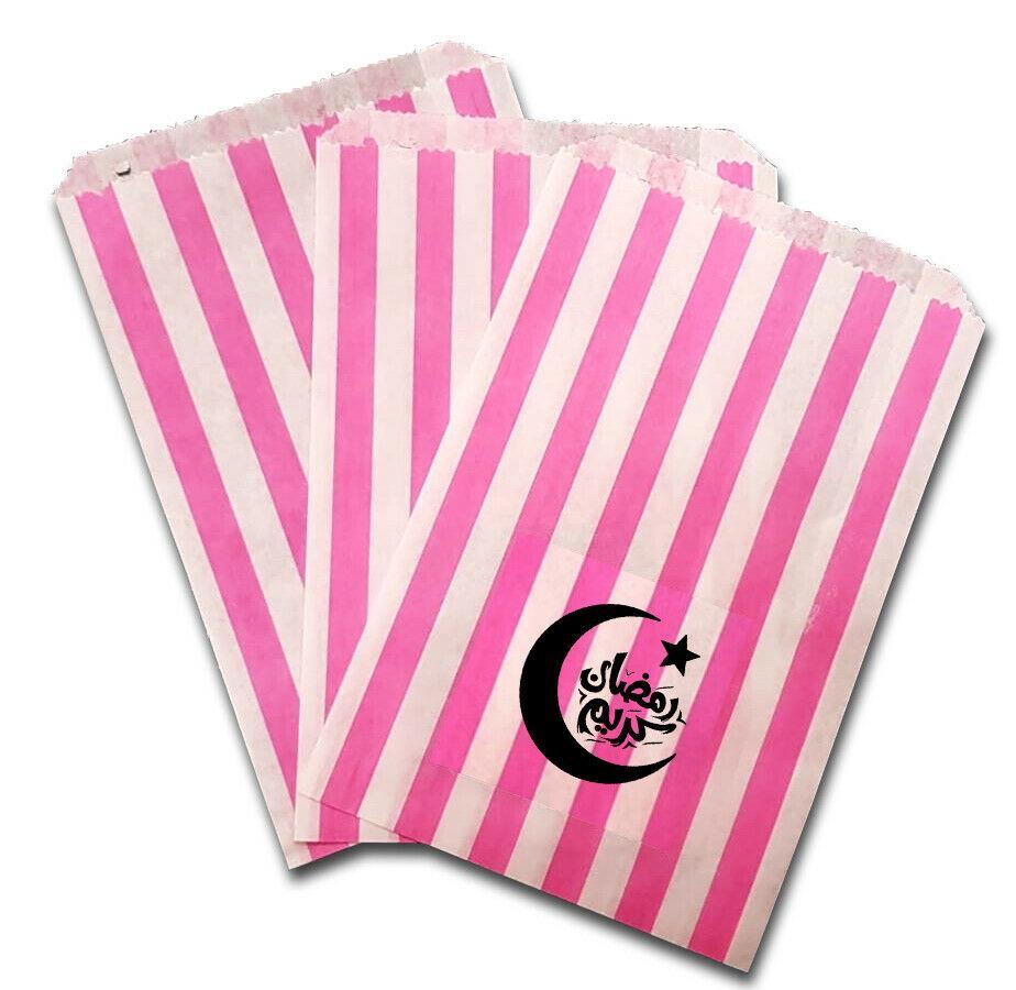 Ramadan Kareem Muslims Islamic Sweet Gift Paper Bags Presents Pack Of 10 20 D5