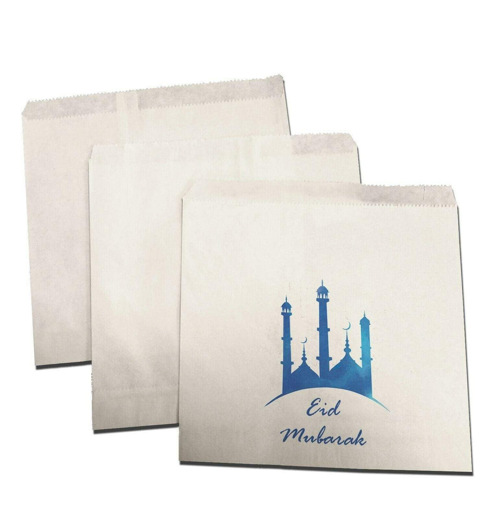 Eid Mubarak Celebration Small Sweet Gift Paper Bags Presents Pack Of 10 20 D2