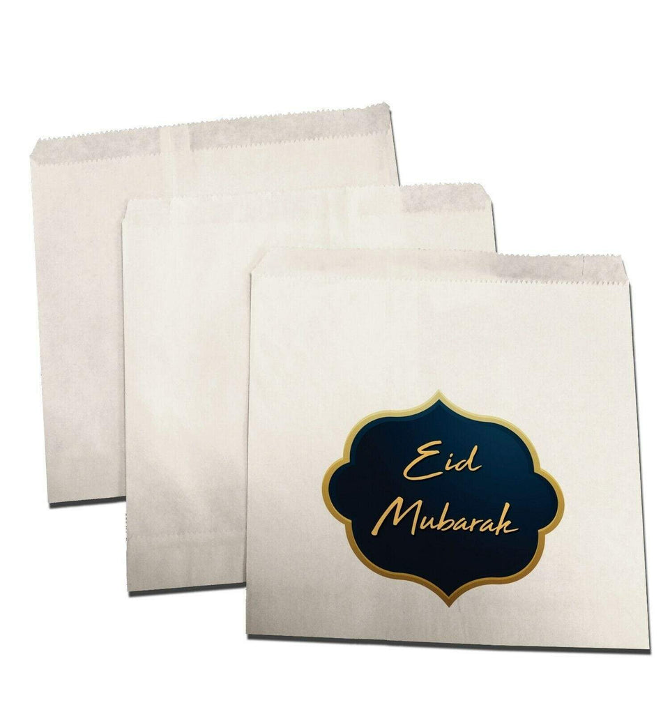 Eid Mubarak Celebration Small Sweet Gift Paper Bags Presents Pack Of 10 20 D3