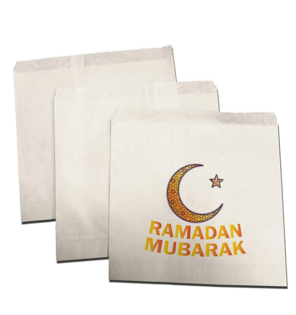 Ramadan Mubarak Islamic Small Sweet Gift Paper Bags Presents Pack Of 10 20 D2