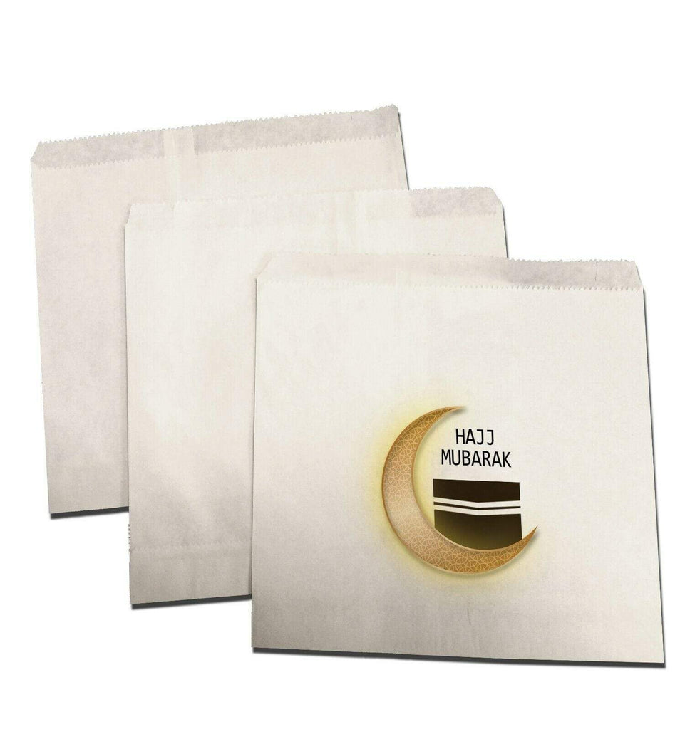 Hajj Mubarak 2019 Islamic Small Sweet Gift Paper Bags Presents Pack Of 10 20 D1