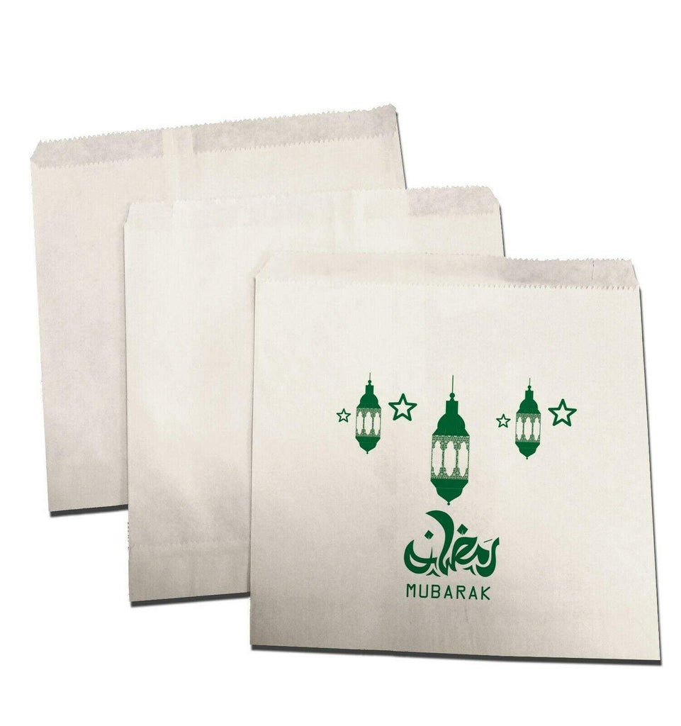 Ramadan Mubarak Islamic Small Sweet Gift Paper Bags Presents Pack Of 10 20 D3