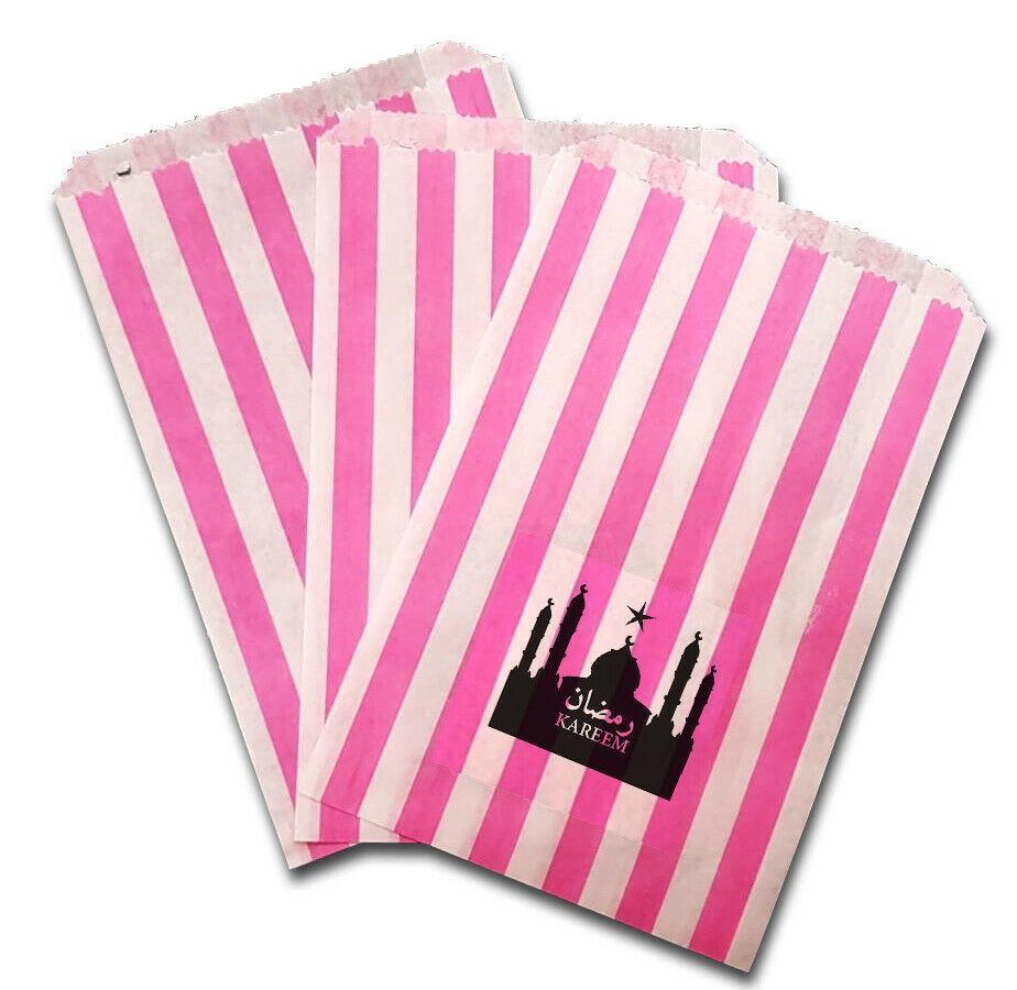 Ramadan Kareem Muslims Islamic Sweet Gift Paper Bags Presents Pack Of 10 20 D4