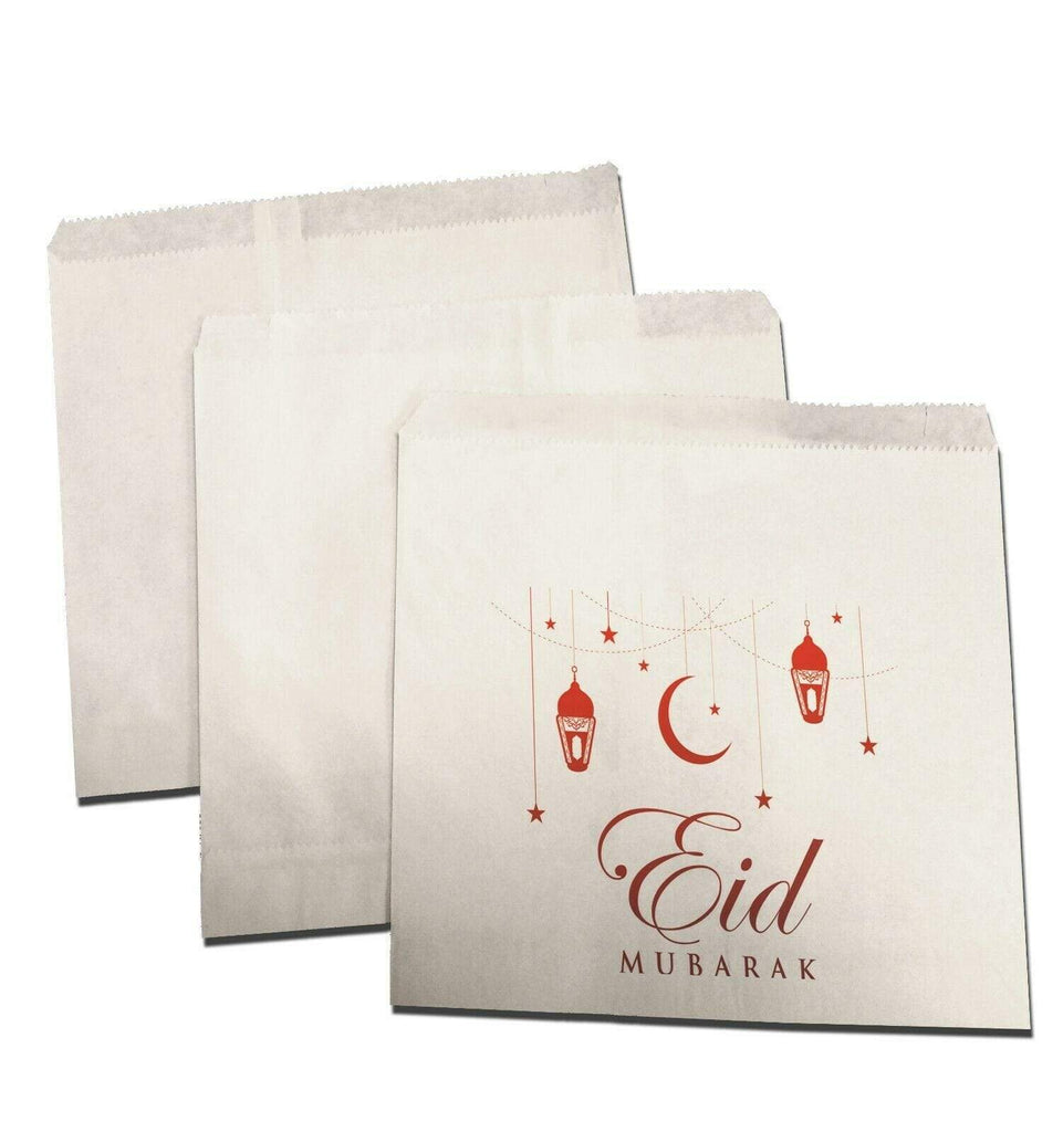 Eid Mubarak Celebration Small Sweet Gift Paper Bags Presents Pack Of 10 20 D4