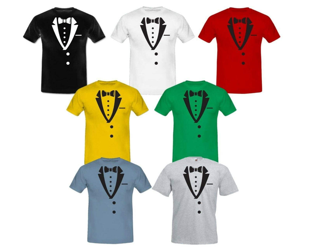 Tuxedo 4 Men's Funny Halloween Scary Fancy Dress Party Horror T-Shirts S-XXL