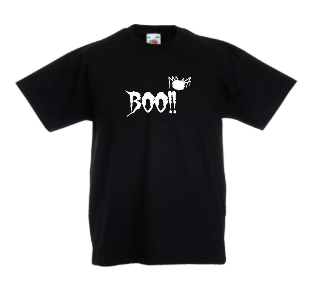 BOO!! Kids Funny Halloween Cool Fancy Dress Party Horror T-Shirts Age 3-13 Years