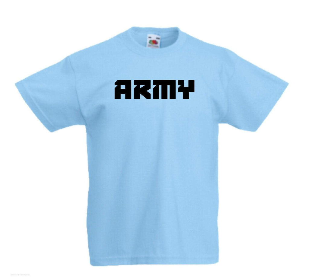 ARMY 1 Childrens Boys Girls Kids Cool Fun Casual Top T-Shirts Age 3-13 Years
