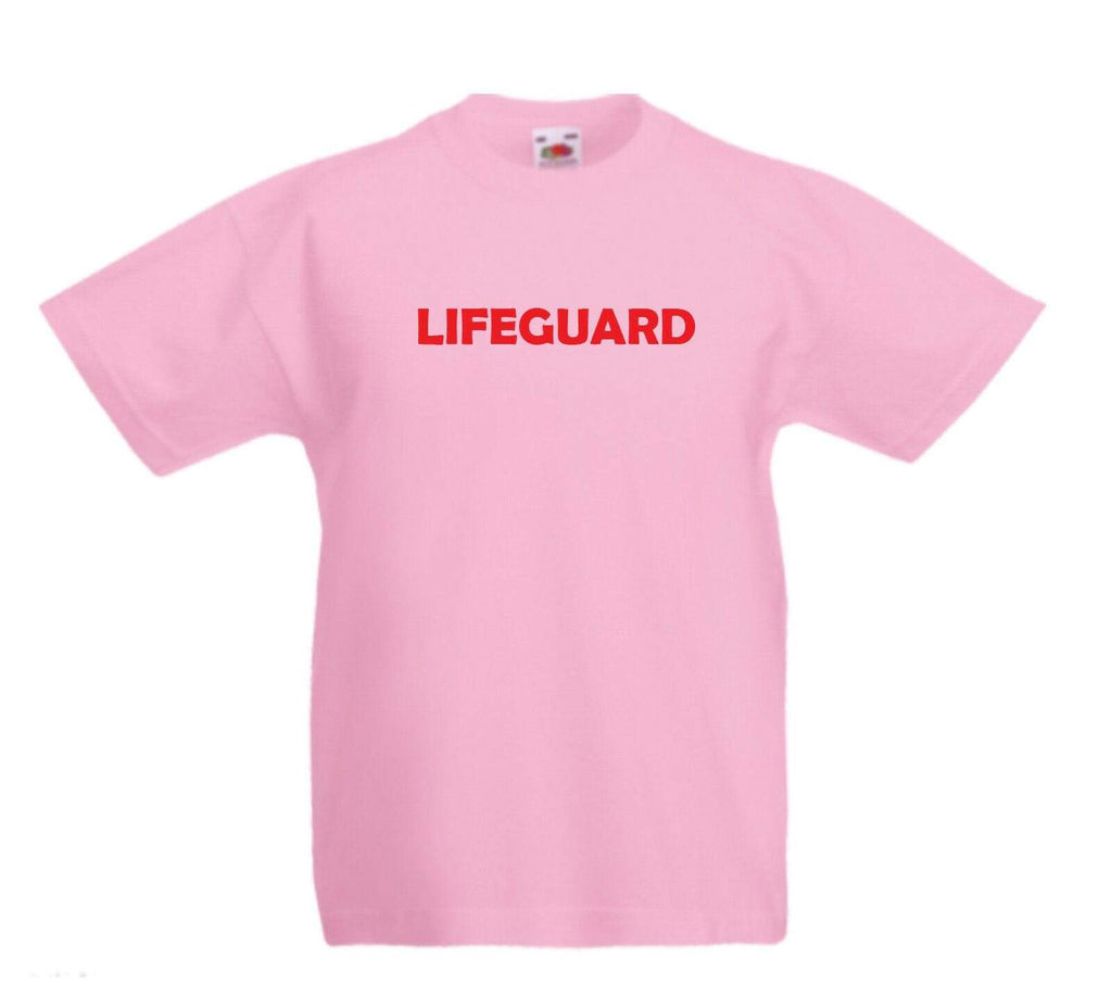 Lifeguard Funny Boys Girls Kids Cool Fun Casual Top T-Shirts Age 3-13 Years