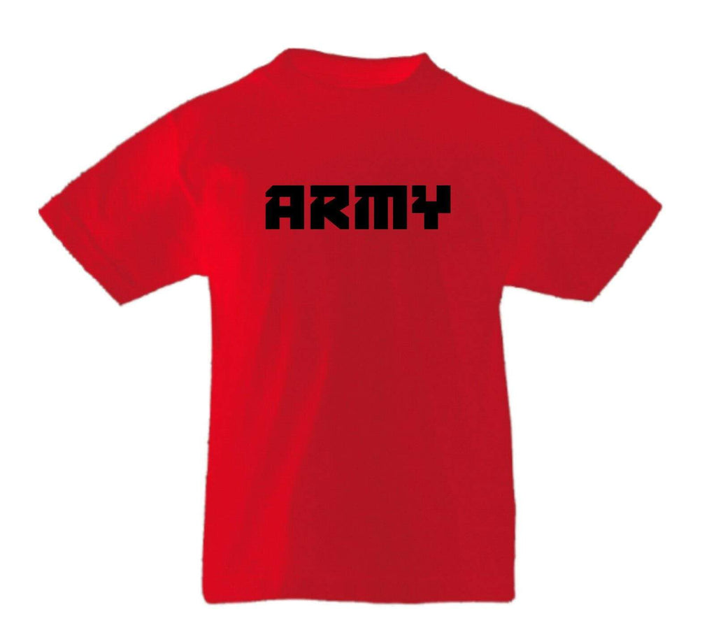 ARMY 1 Childrens Boys Girls Kids Cool Fun Casual Top T-Shirts Age 3-13 Years