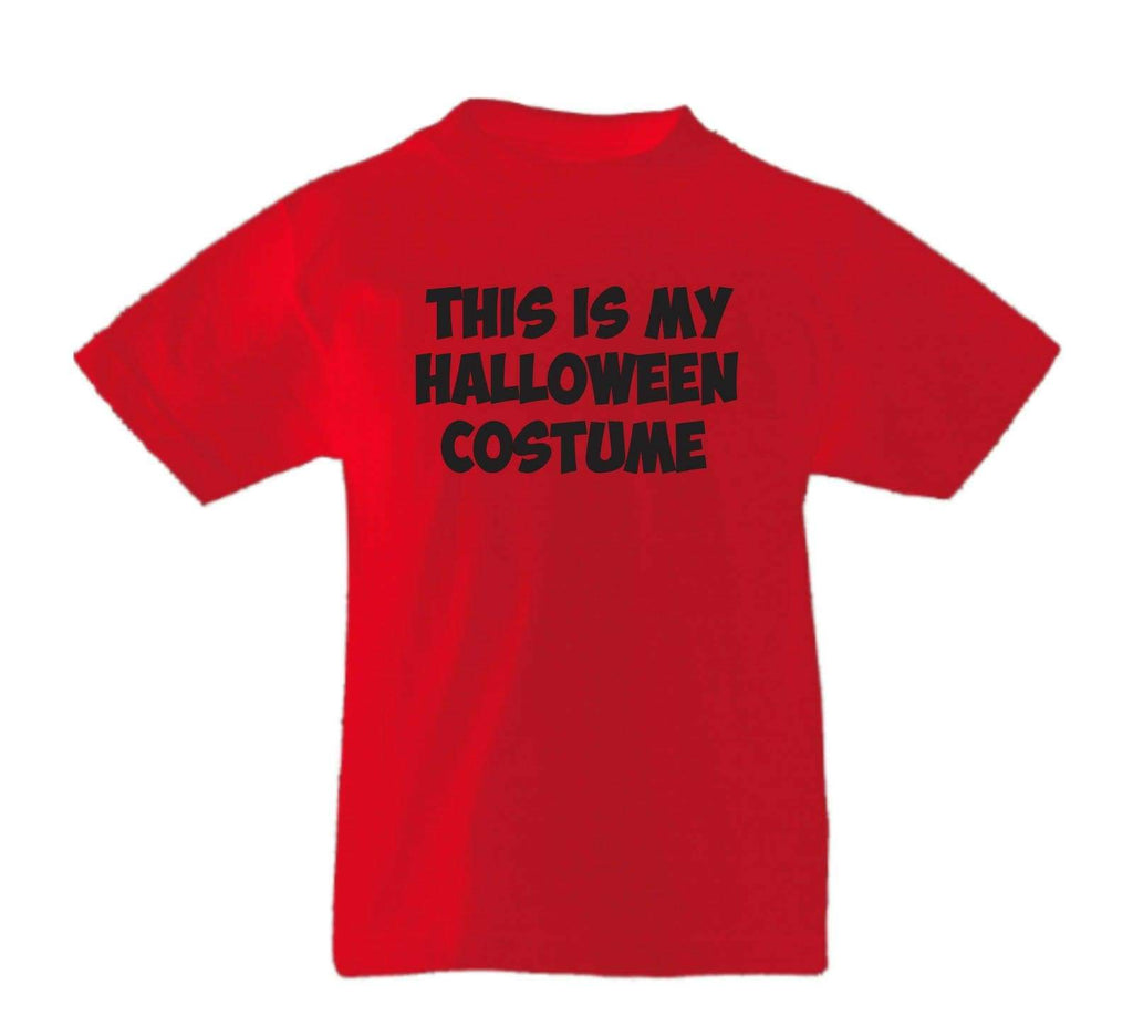 This is my Halloween Costume Funny Cool Boys Girls Kids T-Shirts Age 3-13 Years