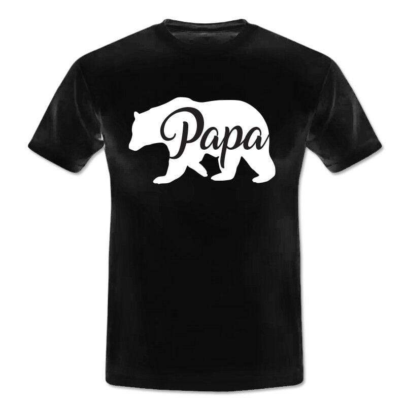 Papa Bear Funny Humours Fathers Day Dad Daddy T-Shirts S-XXL Perfect Gift