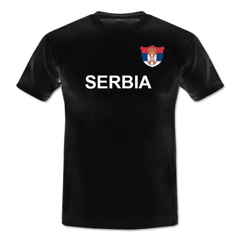 2018 FOOTBALL WORLD CUP MEN'S LADS BOYS SOCCER TEAM SERBIA T-SHIRTS Sizes S-XXL