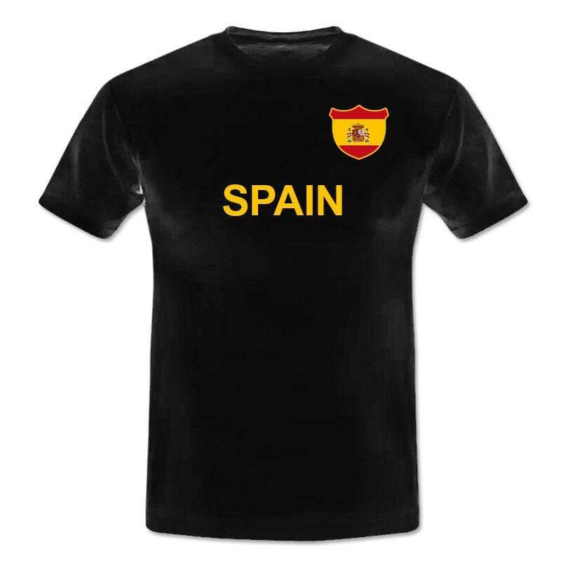 2018 FOOTBALL WORLD CUP MEN'S LADS BOYS SOCCER TEAM SPAIN T-SHIRTS Sizes S-XXL
