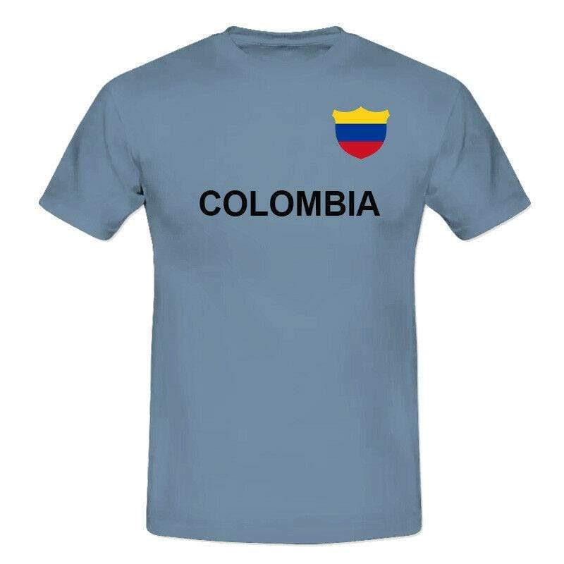 2018 FOOTBALL WORLD CUP MENS LADS BOYS SOCCER TEAM COLOMBIA T-SHIRTS Sizes S-XXL