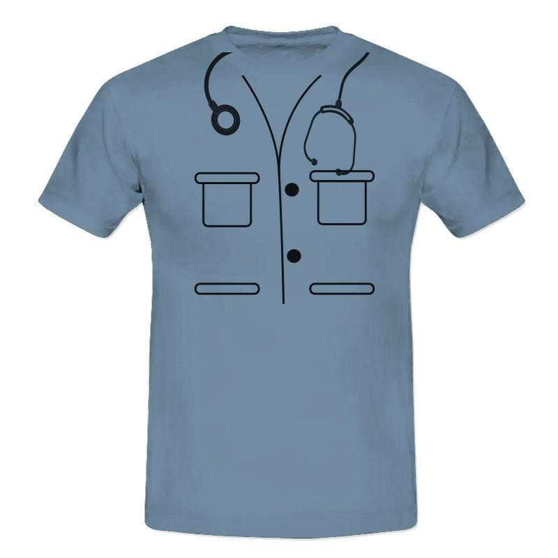 Doctor Men's Lads Funny Halloween Scary Fancy Dress Party Horror T-Shirts S-XXL
